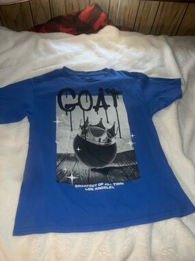 Blue GOAT Graphic Short Sleeve Tee